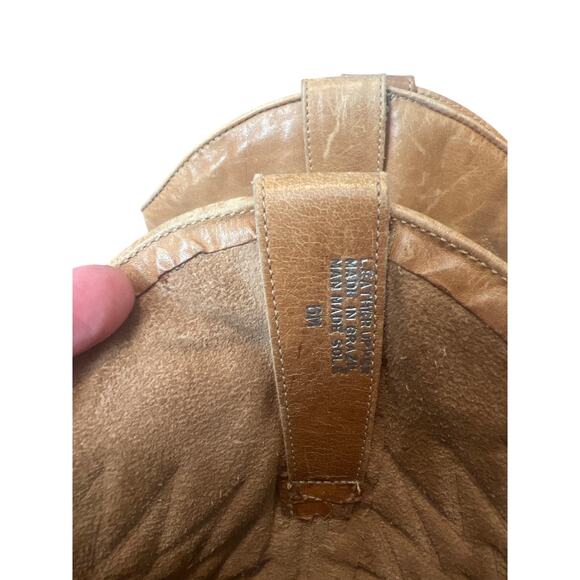 Matisse Women’s Pointed Toe Cowboy Boot Leather Tan Size 6 Western Concert - Picture 4 of 7